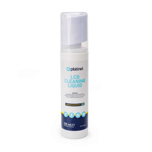Čistící roztok na LCD Platinet - 125 ml + utěrka z mikrovlákna   PLAPFSPCK06