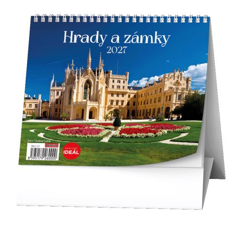 Kalendář stolní - IDEÁL - Hrady a zámky   BSL1-27