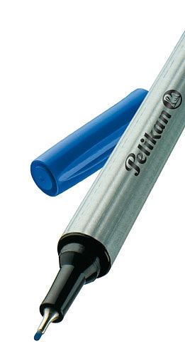 Fineliner 96 PELIKAN - Modrý, hrot 0,4 mm                   00943167
