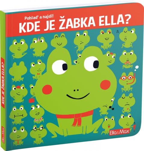 Knížka KDE JE ŽABKA ELLA? – Pohlaď a najdi!        K-CO-0401-co