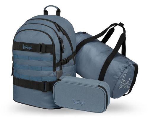 Školní set Skate Dust Blue - batoh, penál, sportovní taška  GRS   A-35001