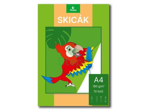 Skicák A4/10 listů