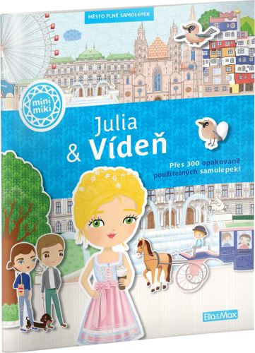 Kniha plná samolepek - Julia & Vídeň K-PC-5401