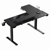 Herní stůl ULTRADESK WINGER - černý, 111x155x60 cm, 75-122 cm, elektricky nastavitelná výš (29)