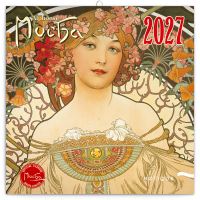 Kalendář poznámkový - Alfons Mucha 2027 - 30 x 30 cm   PGP-36322-V