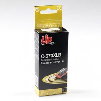 Ink UPrint kompatibilní s PGI-570PGBK XL, C-570XLB, black, 700str., 26ml