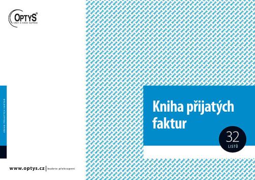 Kniha přijatých faktur A4 OP1009