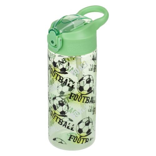 Láhev tritanována na pití s brčkem - Fotbal, 500 ml   A-35412