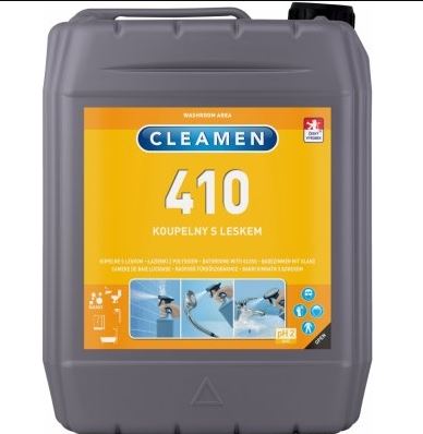 CLEAMEN 410 čistič na koupelny 5l s leskem  00305000033 (1)