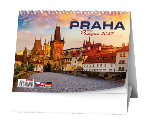 Kalendář stolní - Praha   BSH0-27