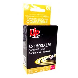 Ink UPrint kompatibilní, s PGI 1500XL, C-1500XLM, magenta, 800str., 14ml, high capacity