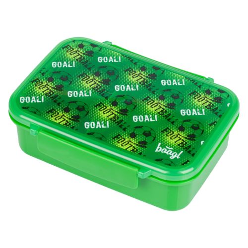 Box na svačinu s přihrádkami Fotbal 	A-34480