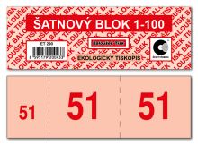 Šatnové bloky 1-100 čísel ekologický ET290 (8)