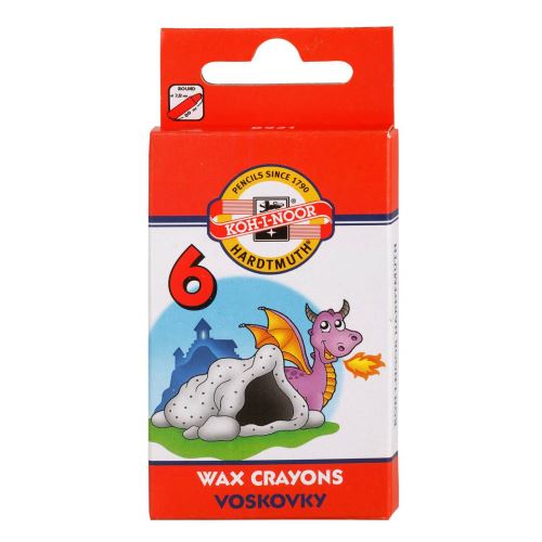 Pastelky 8231/ 6ks WAX PASTELS voskové