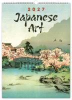 Kalendář nástěnný - Vintage plakáty – japonské umění 2027 - 33 x 46 cm   PGN-36359