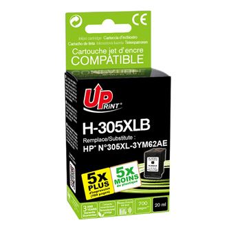 Kompatibilní ink UPrint - s 3YM62AE, H-305XLB, black, 700str., High yield