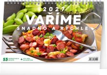 Kalendář stolní - Vaříme snadno a rychle 2027 - 23,1 x 14,5 cm   PGS-36919