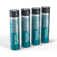 Baterie alkalická  AAA, 1.5V, Sencor, blistr, 10-pack (4)