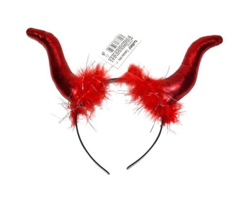 Karneval - Čelenka čertovy rohy          W880098