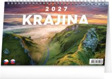 Kalendář stolní - Krajina CZ/SK 2027 - 23,1 x 14,5 cm   PGS-36908