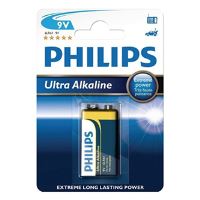 Baterie alkalická 9V, PHILIPS ULTRA, 1-pack