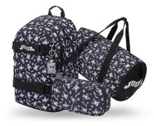 Školní set 3 BAAGL - Skate - Kuromi Black - batoh, penál, sportovní taška   A-36508