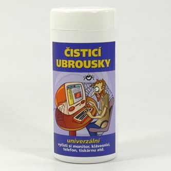 Čisticí trhací ubrousky Čistík - univerzální, dóza, 100ks