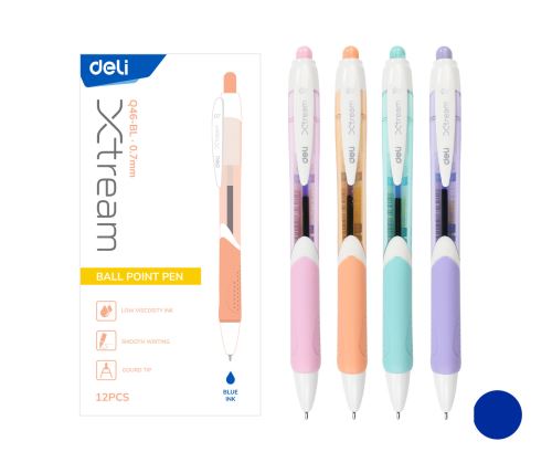 Propiska XTREAM PASTEL DELI EQ46-BL modrá mix A100228