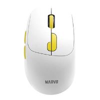 Myš bezdrátová Marvo M809W - bílá, 1600DPI (4)