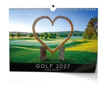 Kalendář nástěnný - Golf - české resorty   BNS3-27