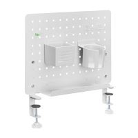 Kancelářský organizér Powerton ERGO PEGBOARD - upínací na stůl, šedý (3)