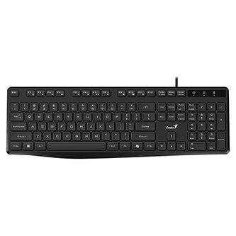 Klávesnice Genius KB-117S COPILOT drátová (USB) CZ/SK, černá