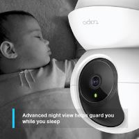 IP kamera TP-link Tapo C210, Full HD, Wifi 2.4 GHz, bílá, 360stupňová, noční vidění, alarm (3)