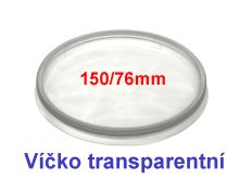 Víčko    150/76mm  transp.   / 1680 ks/ (1)