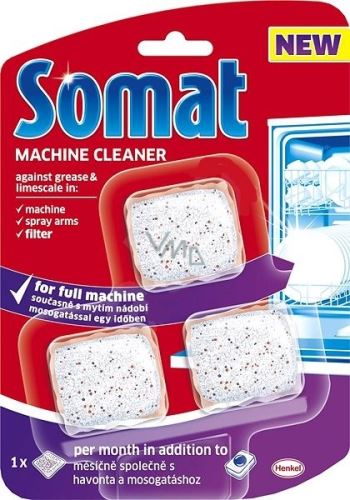 SOMAT čistič myčky 3ks/blistr tablety