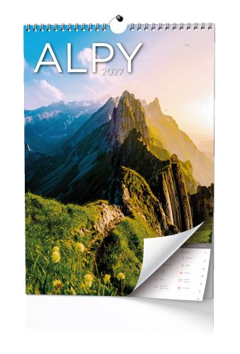 Kalendář nástěnný - Alpy - A3   BNF8-27
