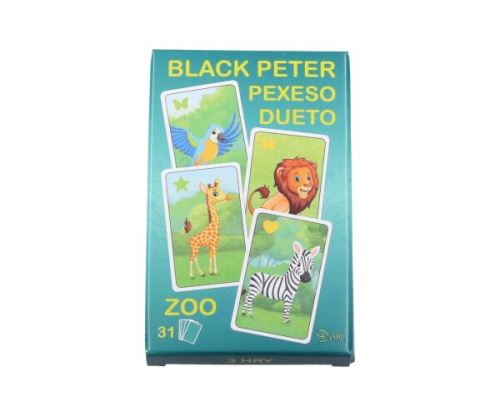 Karty ČERNÝ PETR - Zoo  W209088