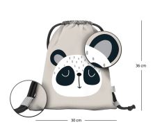 Předškolní sáček na obuv BAAGL - Panda   A-33002 (2)
