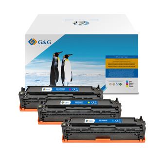 Toner G&G kompatibilní s HP CB541A, CE320A, CF210X, Canon CRG116, CRG716, C, NT-PH541UC, H