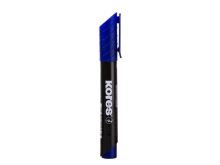 Popisovač permanentní KORES - K-Marker - modrý - 3mm - kulatý   20933