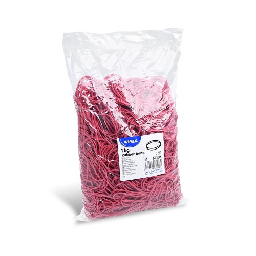 Gumičky průměr 60mm (1kg), červená   64106