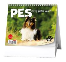 Kalendář stolní - IDEÁL - Pes - věrný přítel /s psími jmény/   BSL7-27