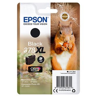 Originální ink Epson - C13T37914010, 378XL, black, 11,2ml