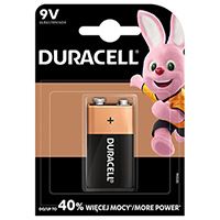 Baterie alkalická, 6LF22, 9V, Duracell, blistr, 1-pack, 42343, Basic (1)