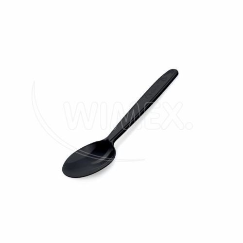 Kávová lžička (PP) opakovaně použitelná černá 13cm [50 ks] 22095 (1)