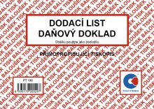 Dodací list - daňový doklad A6, propisující  PT130 (2)