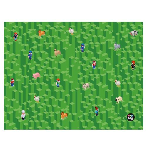 Ubrus na školní lavice - Playword - 65x50cm          7-49424