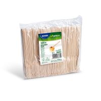 Vidlička příborová ze dřeva 16cm  100ks 66737 (1)