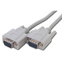 Video kabel VGA (D-sub) samec, VGA (D-sub) samec, 2m, šedý
