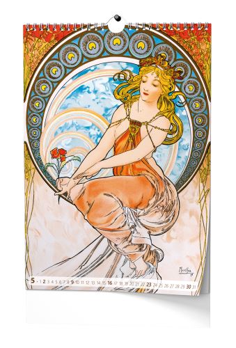 Kalendář nástěnný - Alfons Mucha 2027 - A3  BNV13-27